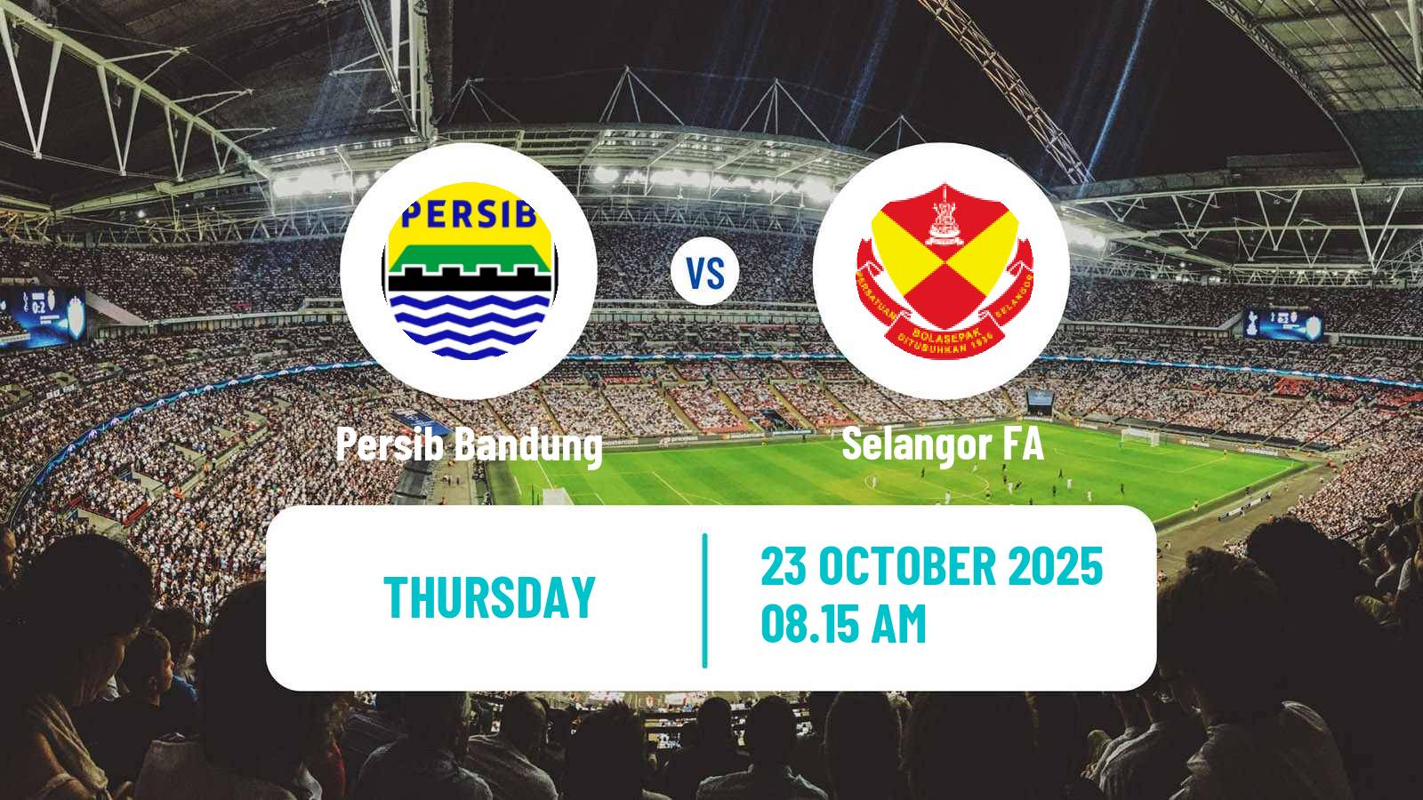 Football AFC Champions League 2 Persib Bandung - Selangor FA