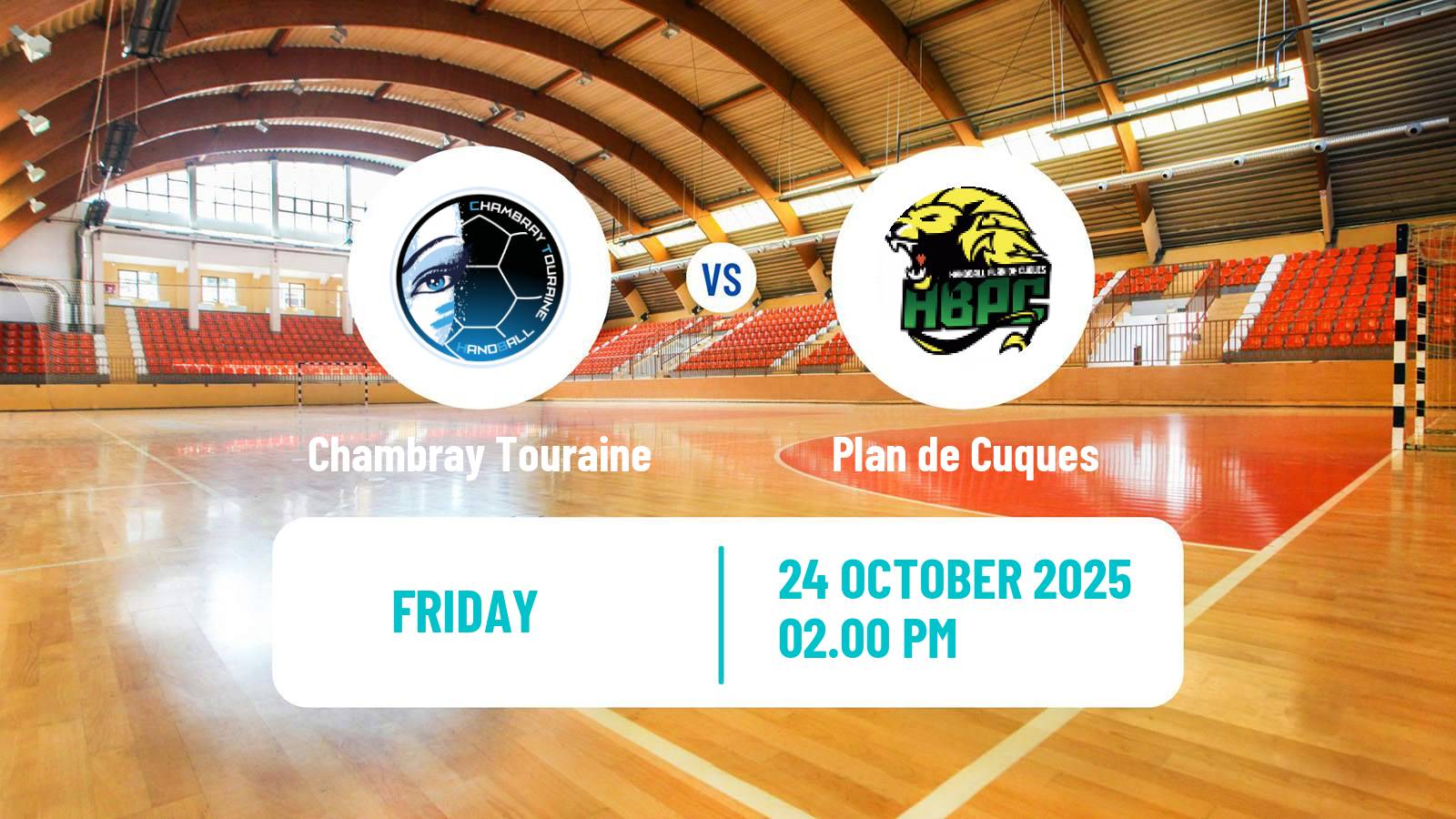 Handball French Division 1 Handball Women Chambray Touraine - Plan de Cuques