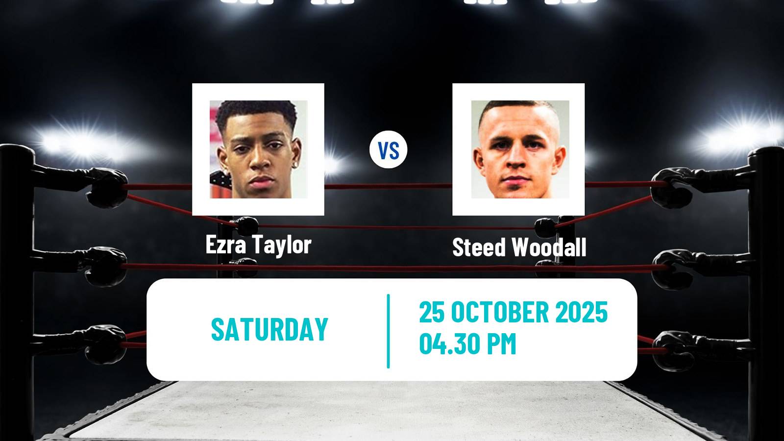 Boxing Light Heavyweight Men Others Matches Ezra Taylor - Steed Woodall
