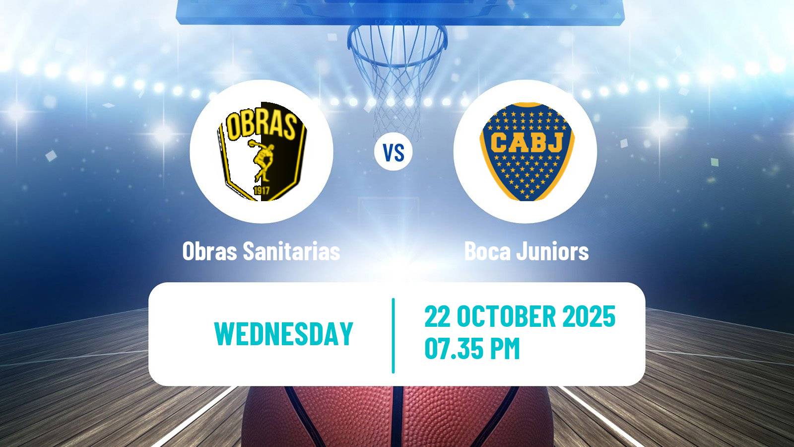 Basketball Argentinian LNB Obras Sanitarias - Boca Juniors