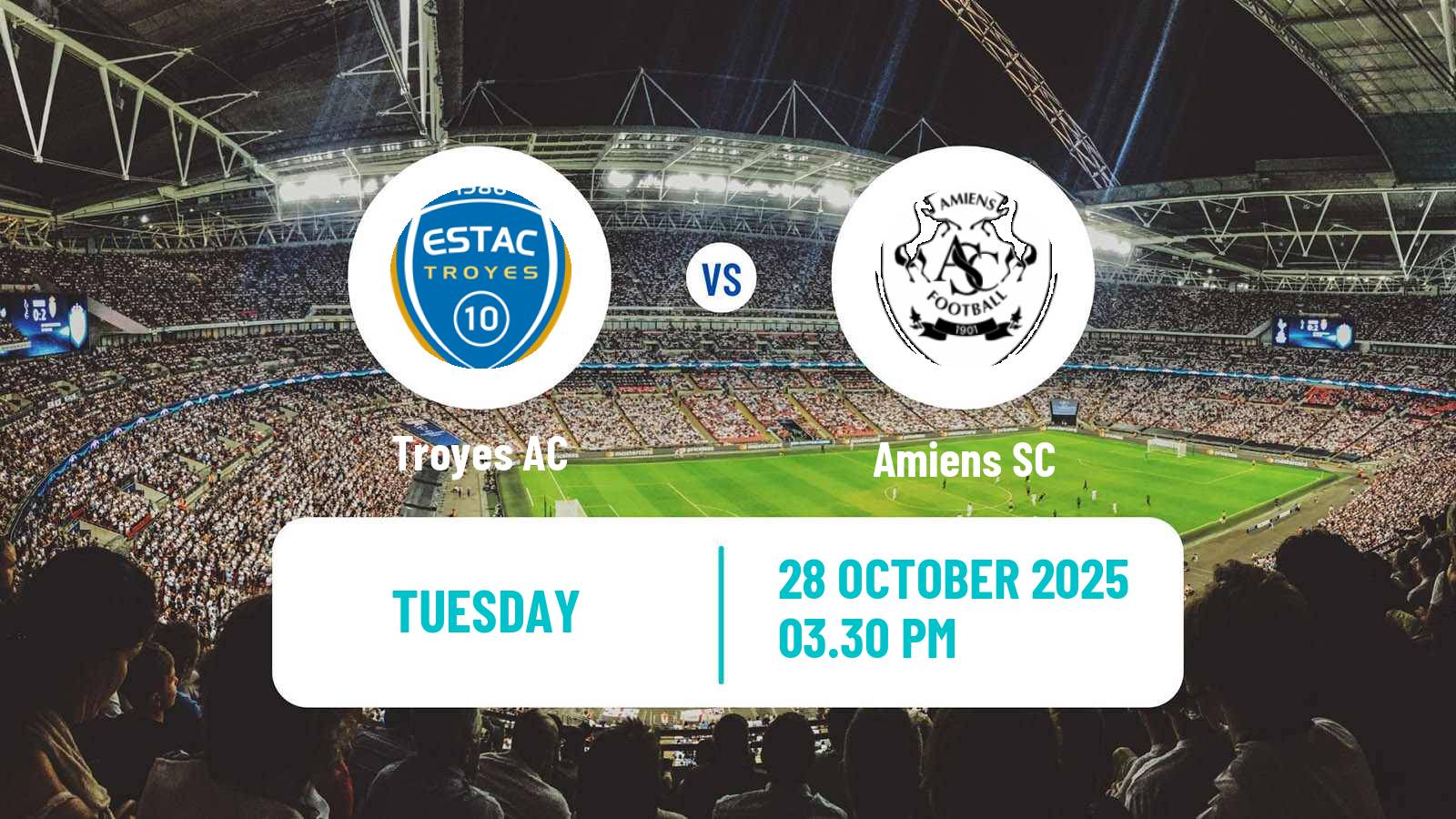 Football French Ligue 2 Troyes - Amiens