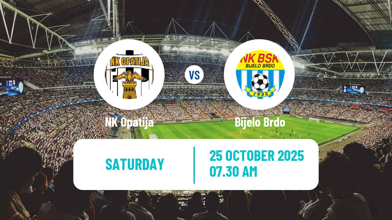 Football Croatian Prva NL Opatija - Bijelo Brdo