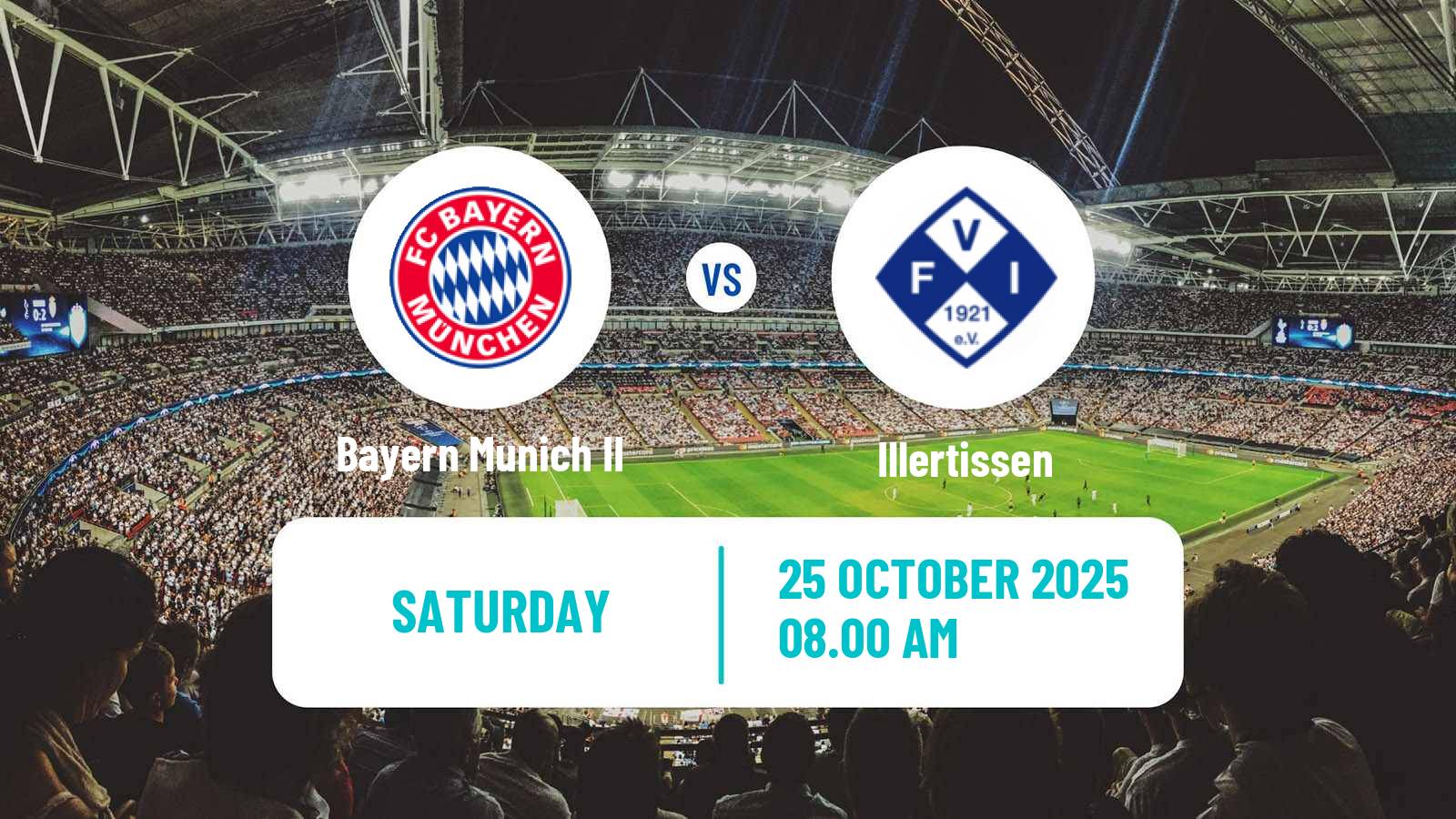 Football German Regionalliga Bayern Bayern Munich II - Illertissen