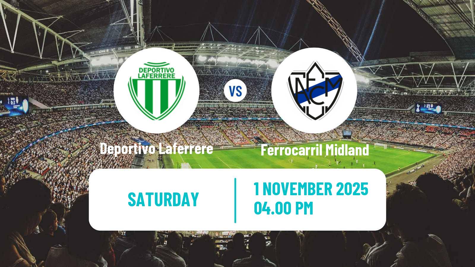 Football Argentinian Primera B Deportivo Laferrere - Ferrocarril Midland