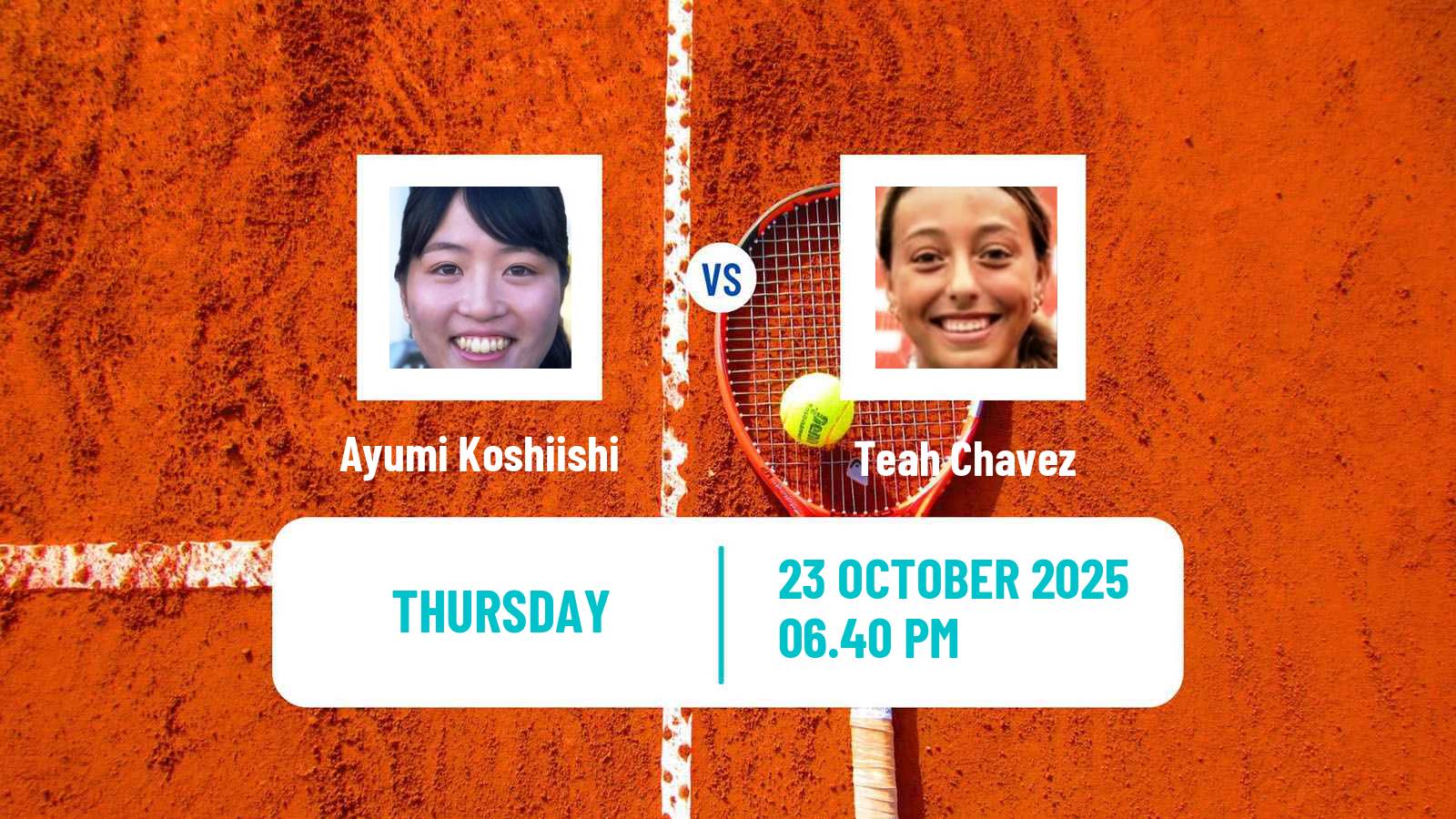 Tennis ITF W75 Saguenay Women Ayumi Koshiishi - Teah Chavez
