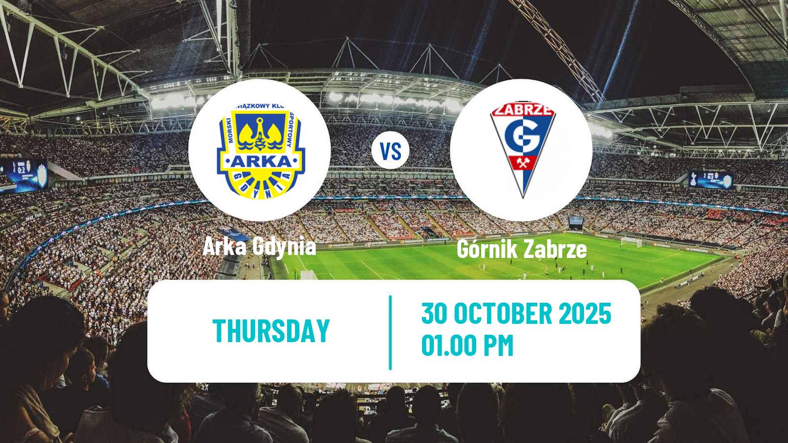 Football Polish Cup Arka Gdynia - Górnik Zabrze