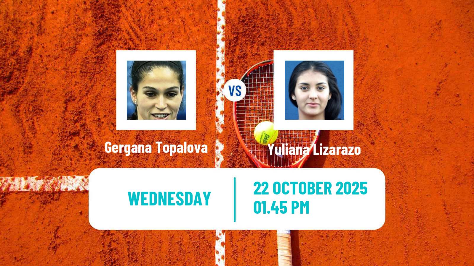 Tennis ITF W50 Ibague Women Gergana Topalova - Yuliana Lizarazo