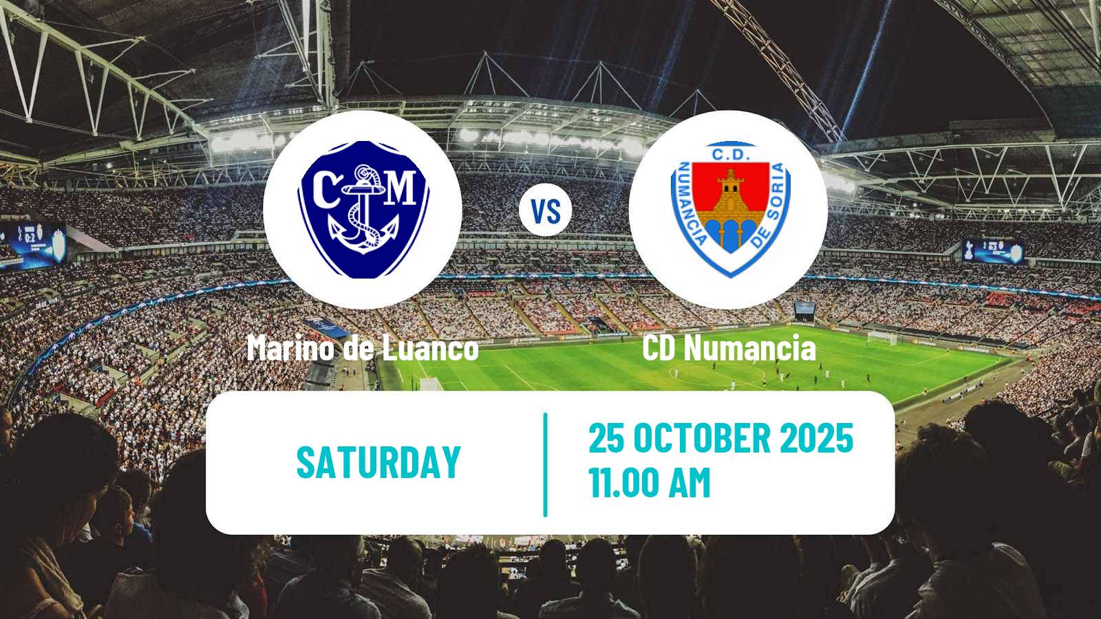 Football Spanish Segunda RFEF - Group 1 Marino de Luanco - Numancia