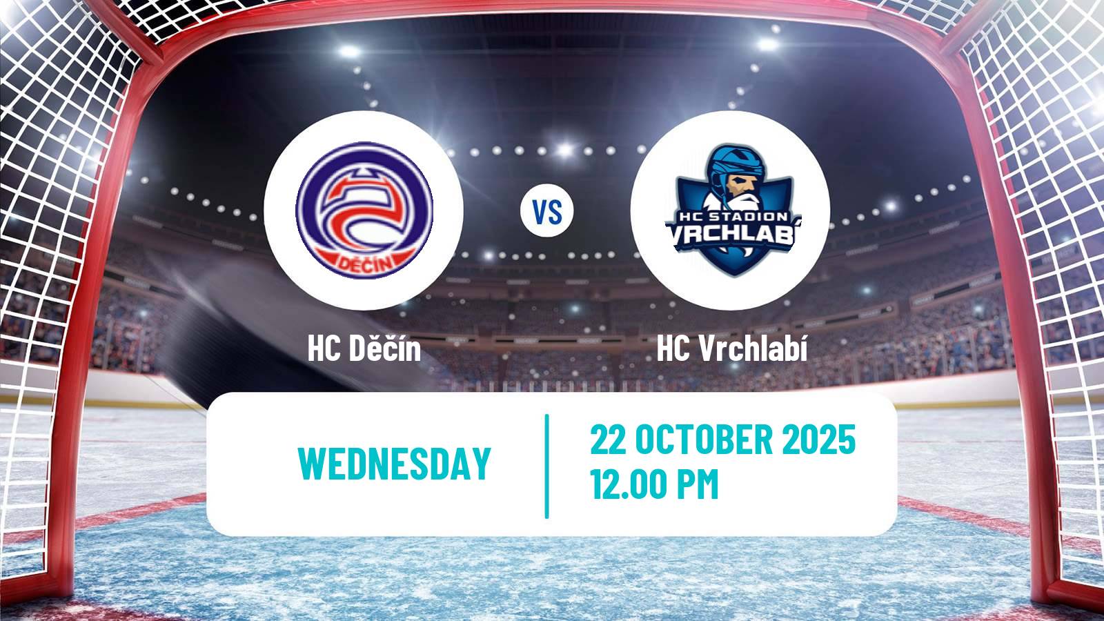 Hockey Czech 2 Liga Hockey West Děčín - Vrchlabí
