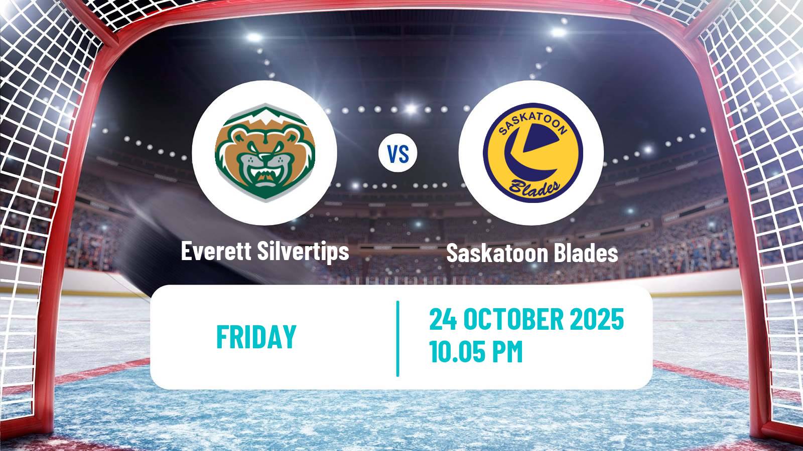 Hockey WHL Everett Silvertips - Saskatoon Blades