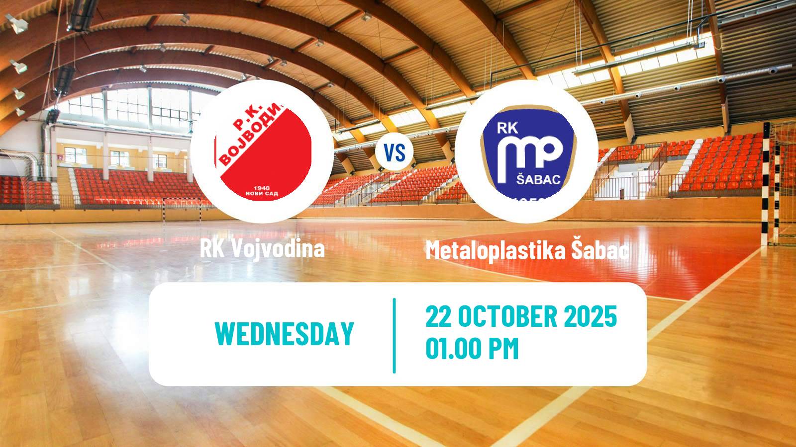 Handball Serbian Superliga Handball RK Vojvodina - Metaloplastika Šabac
