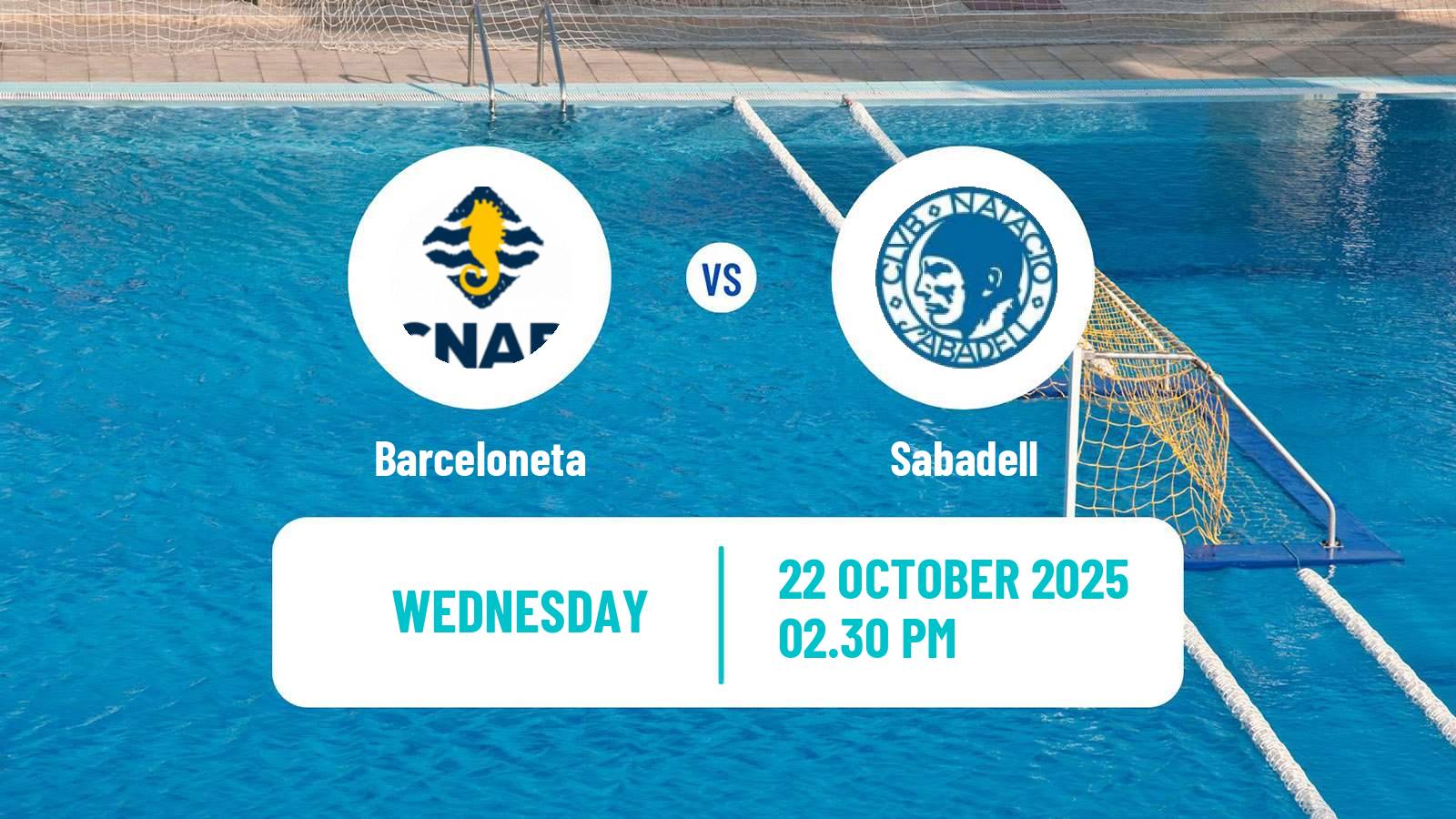 Water polo Spanish Liga Premaat Women Barceloneta - Sabadell