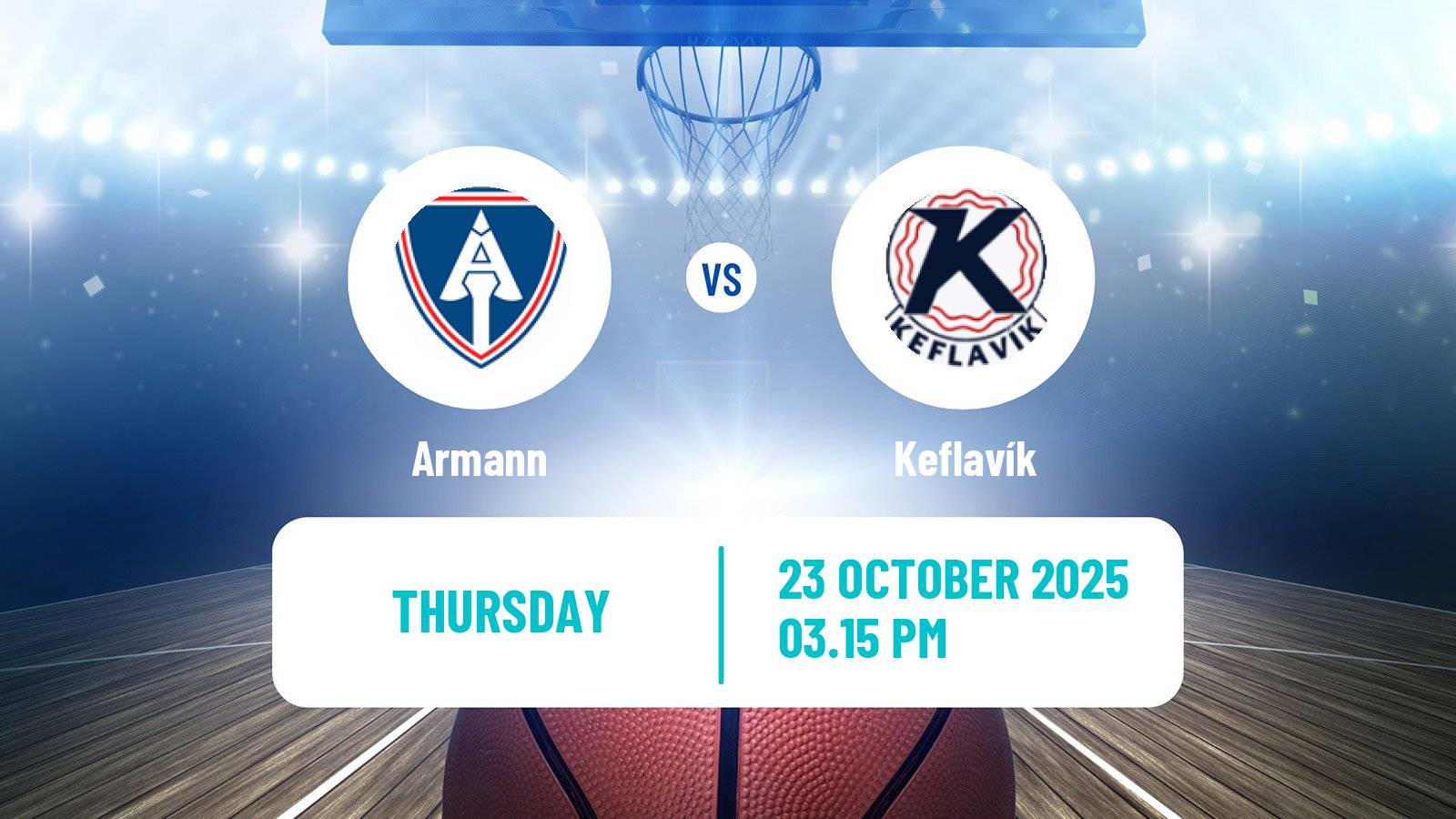 Basketball Icelandic Premier League Basketball Armann - Keflavík