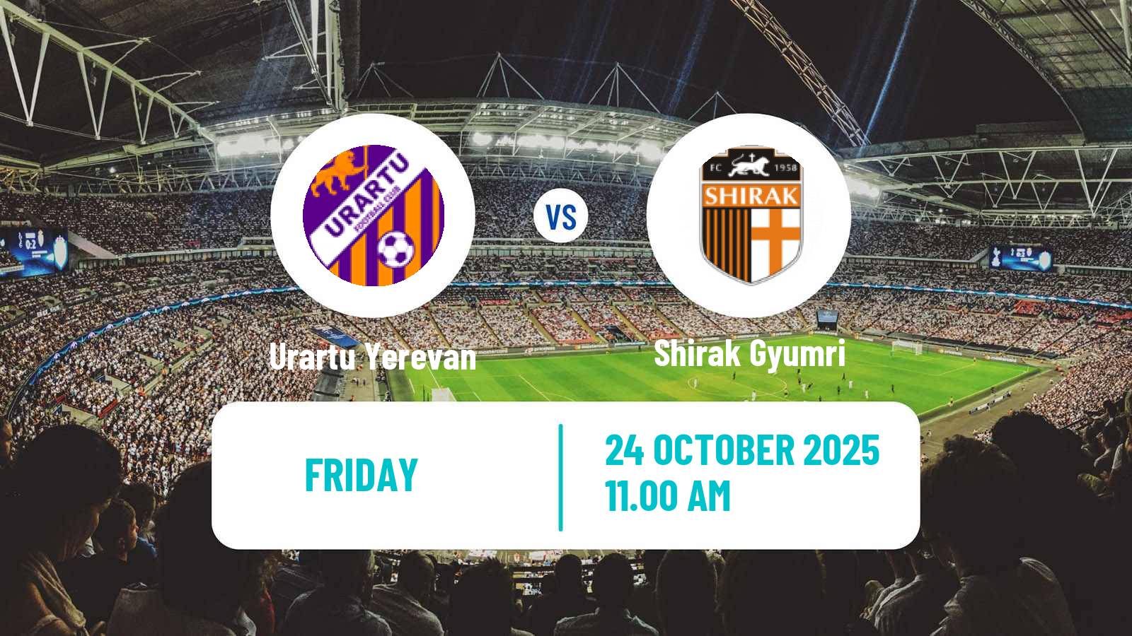 Football Armenian Premier League Urartu Yerevan - Shirak Gyumri