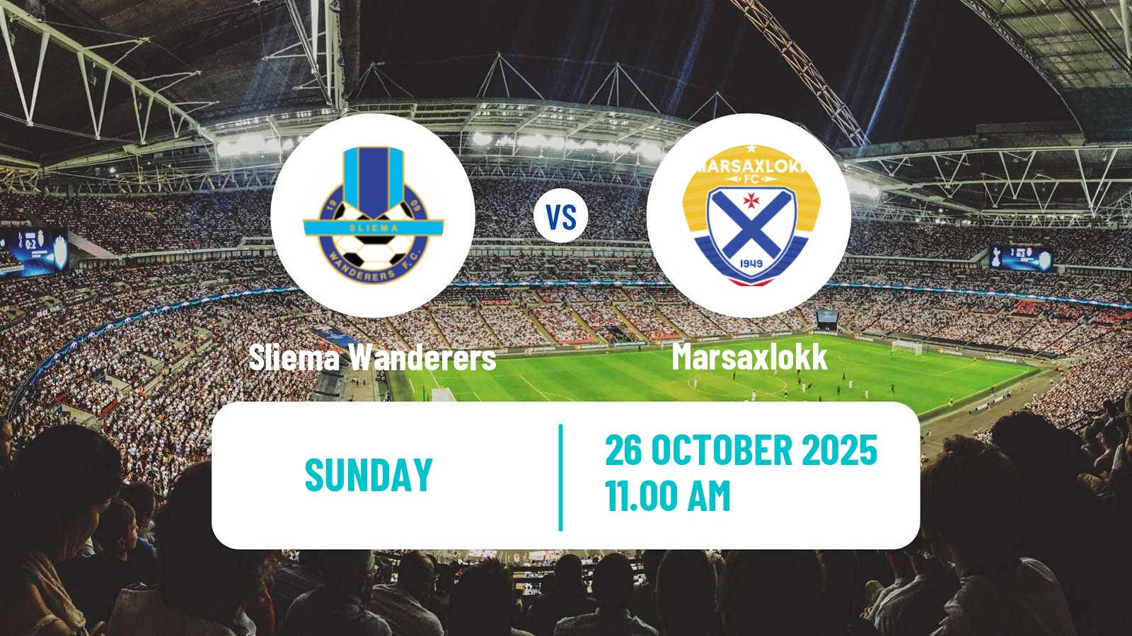 Football Maltese Premier League Sliema Wanderers - Marsaxlokk