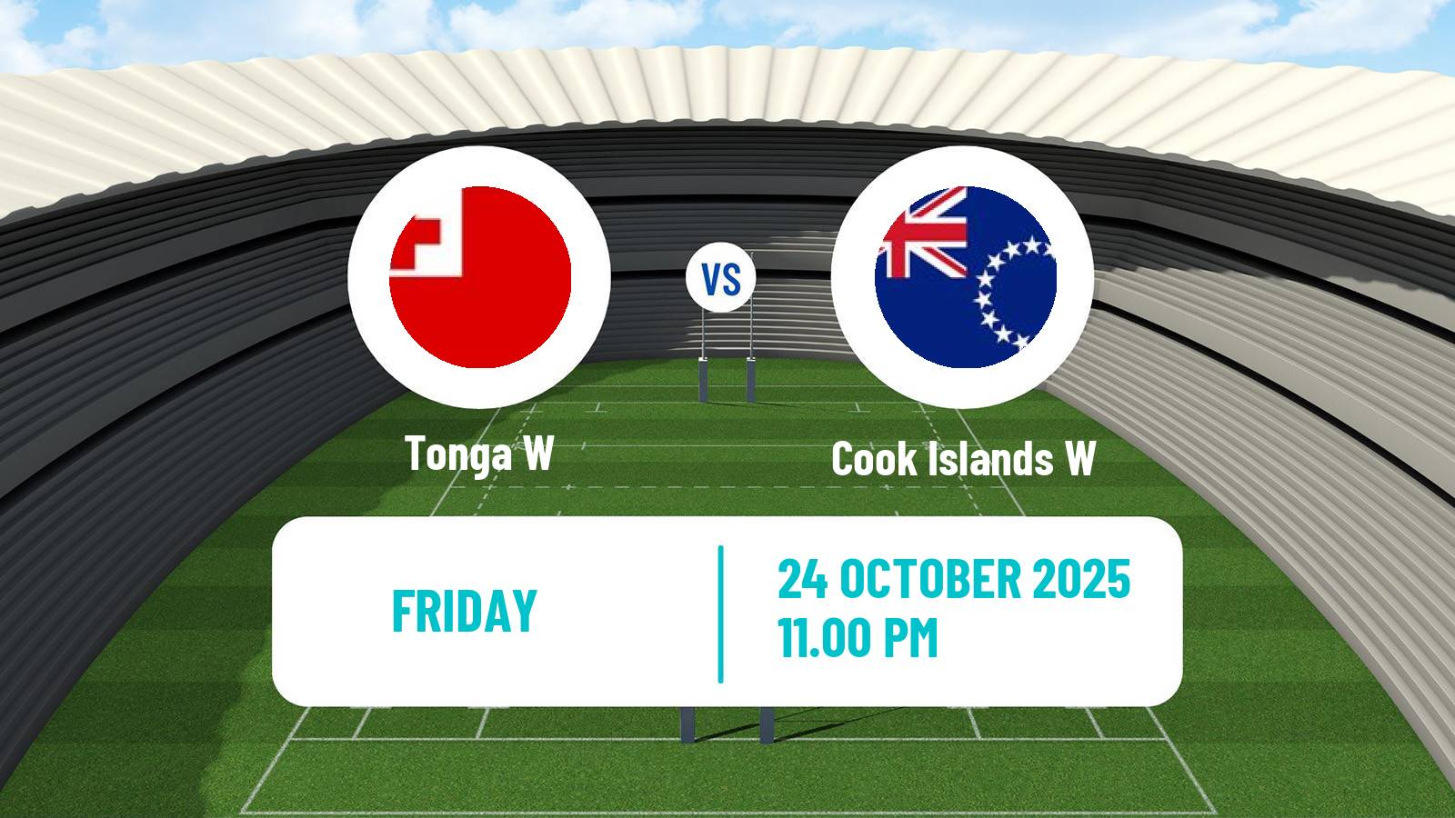Rugby league Pacific Championships Rugby League Women Tonga W - Cook Islands W