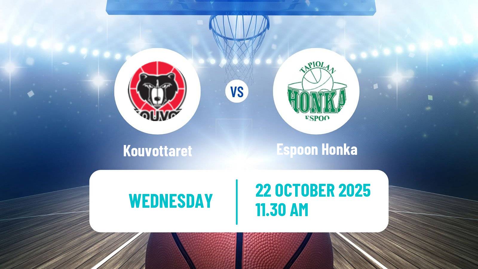 Basketball Finnish Korisliiga Women Kouvottaret - Espoon Honka
