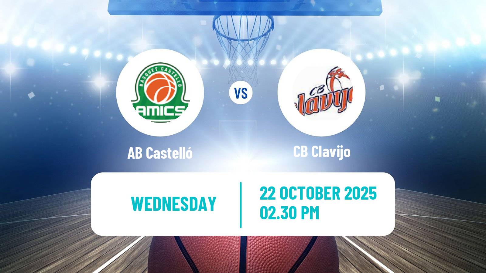 Basketball Spanish Copa Espana Basketball Castelló - Clavijo