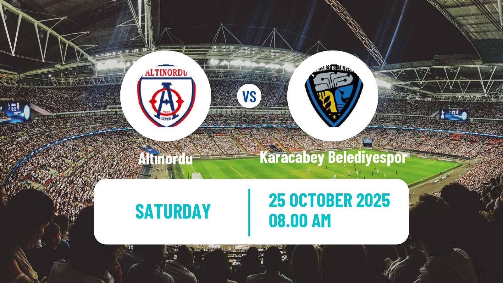 Football Turkish Second League White Group Altınordu - Karacabey Belediyespor