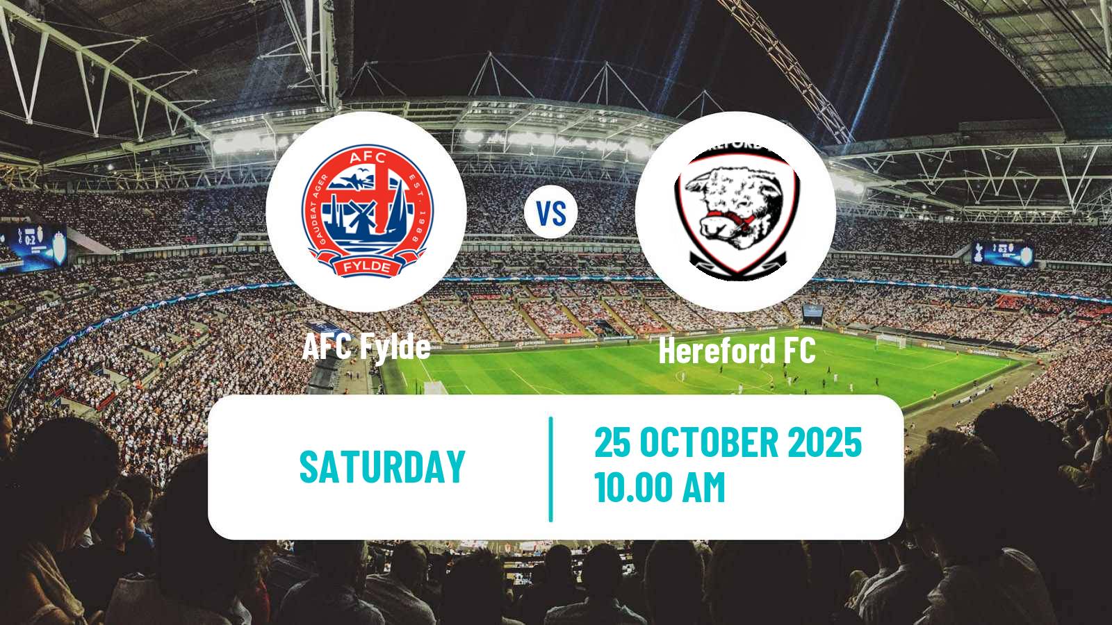 Football English National League North Fylde - Hereford