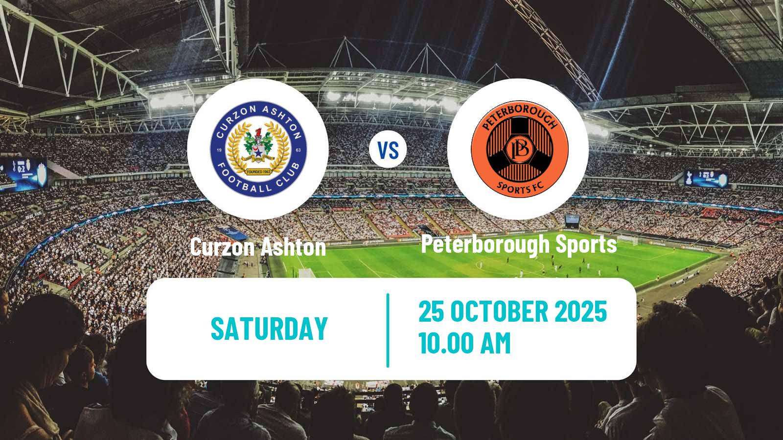 Football English National League North Curzon Ashton - Peterborough Sports