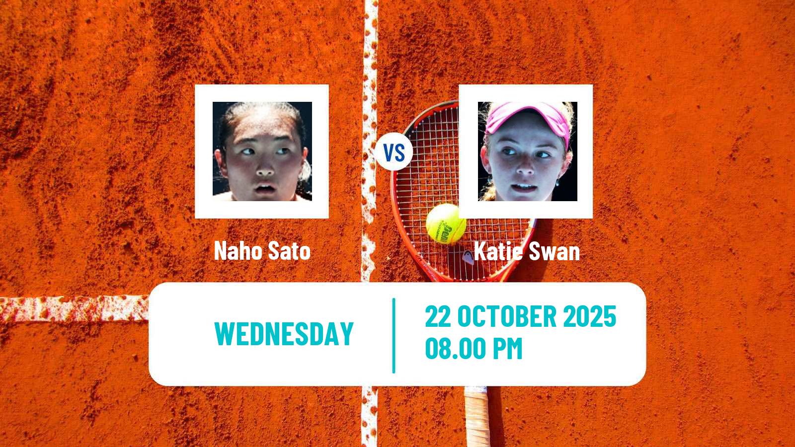Tennis ITF W35 Brisbane Women Naho Sato - Katie Swan