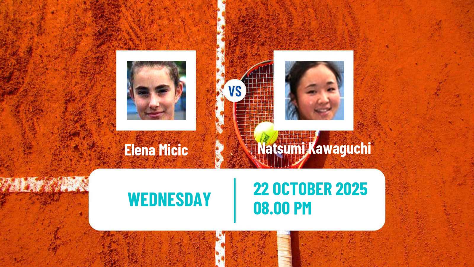 Tennis ITF W35 Brisbane Women Elena Micic - Natsumi Kawaguchi
