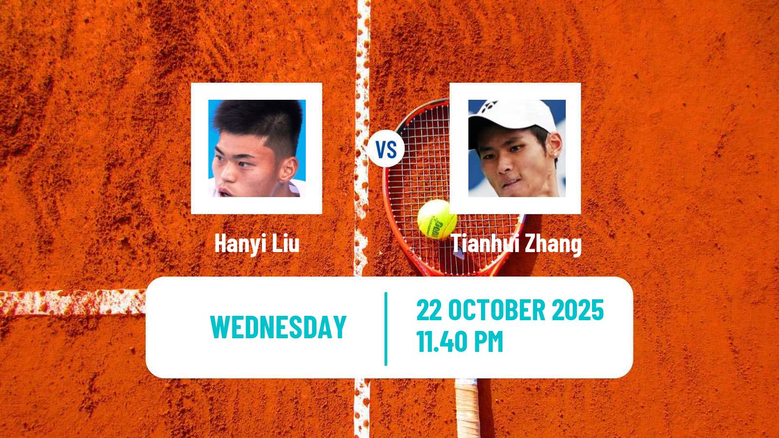 Tennis ITF M25 Huzhou Men Hanyi Liu - Tianhui Zhang