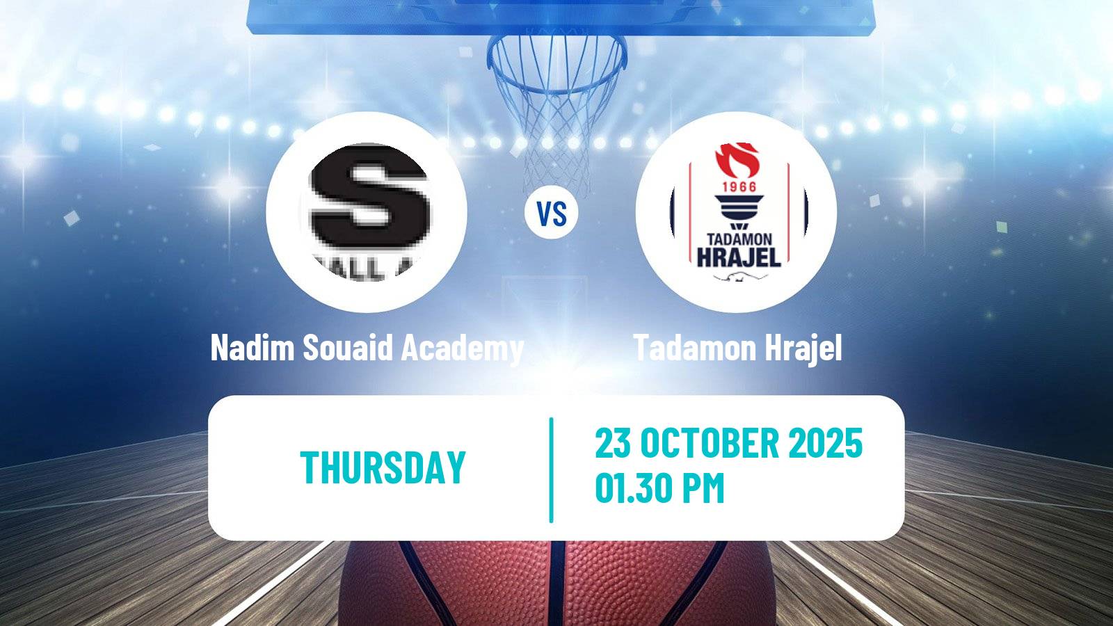 Basketball Lebanese Division 1 Basketball Nadim Souaid Academy - Tadamon Hrajel