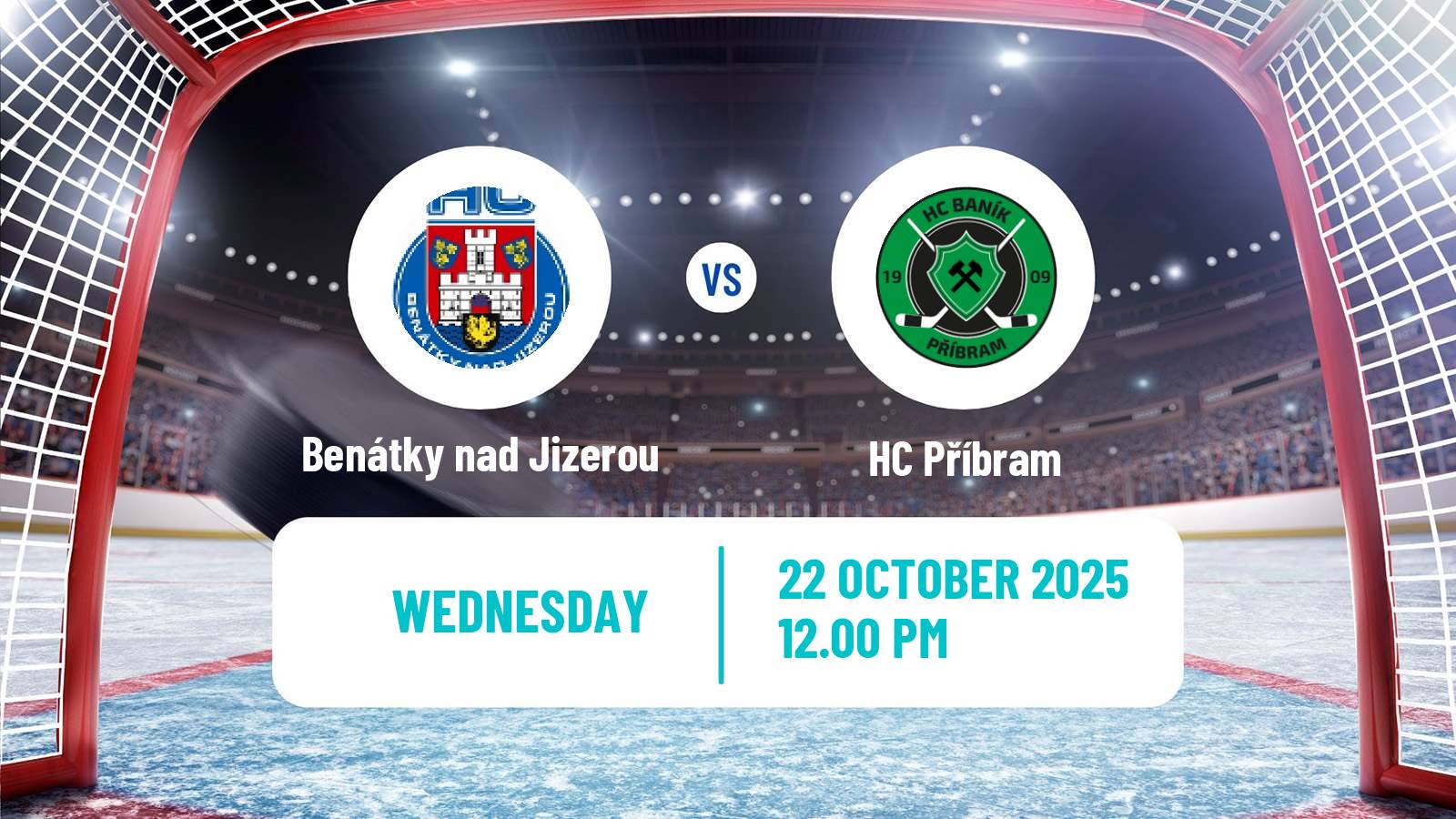 Hockey Czech 2 Liga Hockey West Benátky nad Jizerou - Příbram
