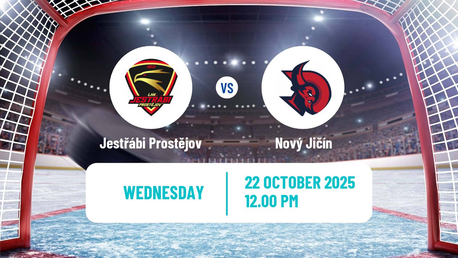 Hockey Czech 2 Liga Hockey East Jestřábi Prostějov - Nový Jičín
