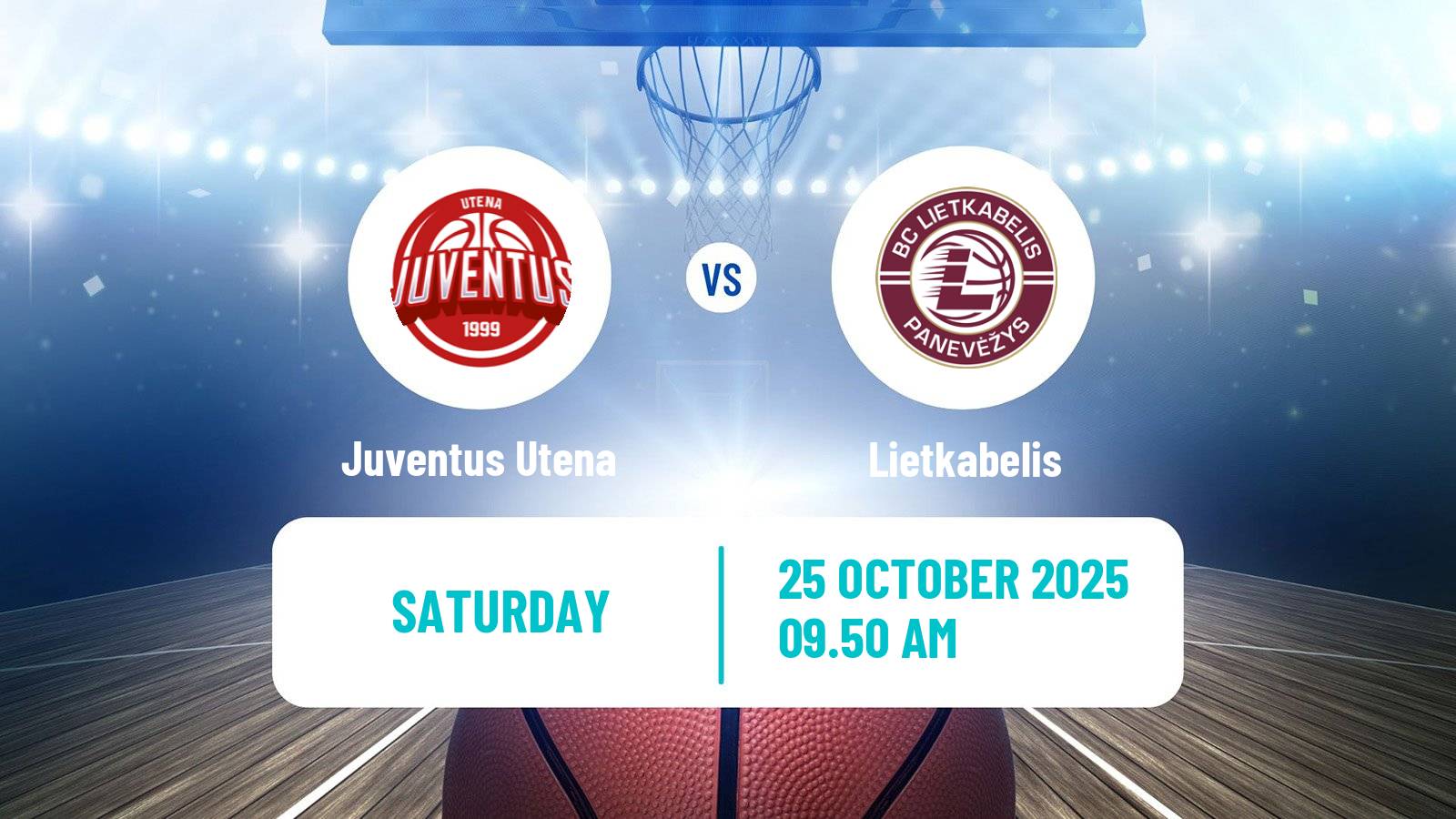 Basketball Lietuvos Krepsinio Lyga Juventus Utena - Lietkabelis