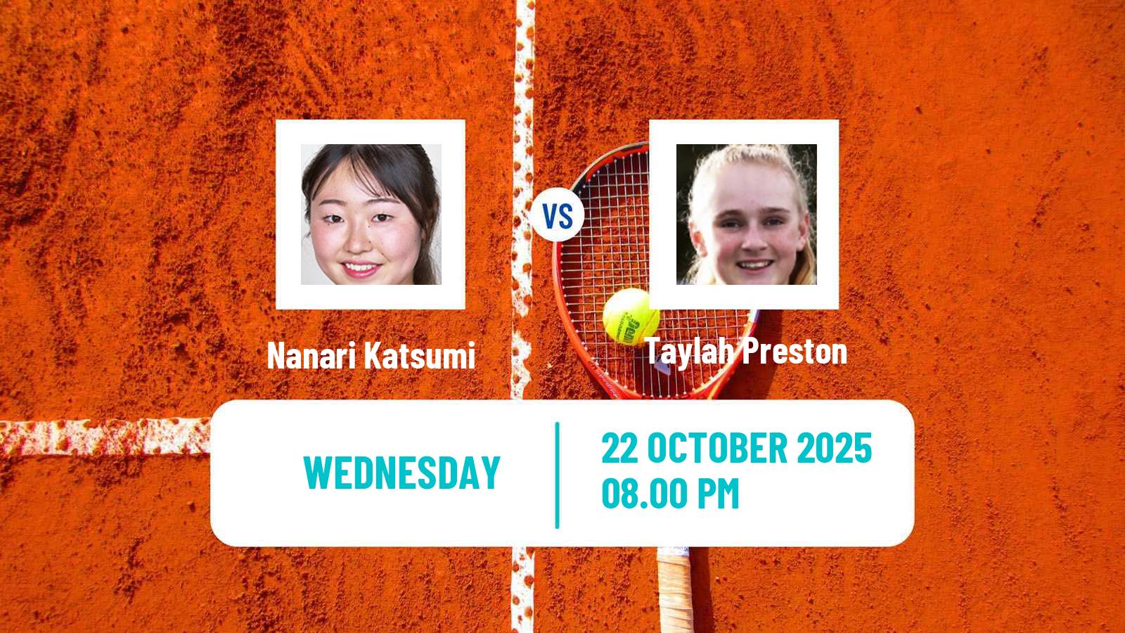 Tennis ITF W35 Brisbane Women Nanari Katsumi - Taylah Preston