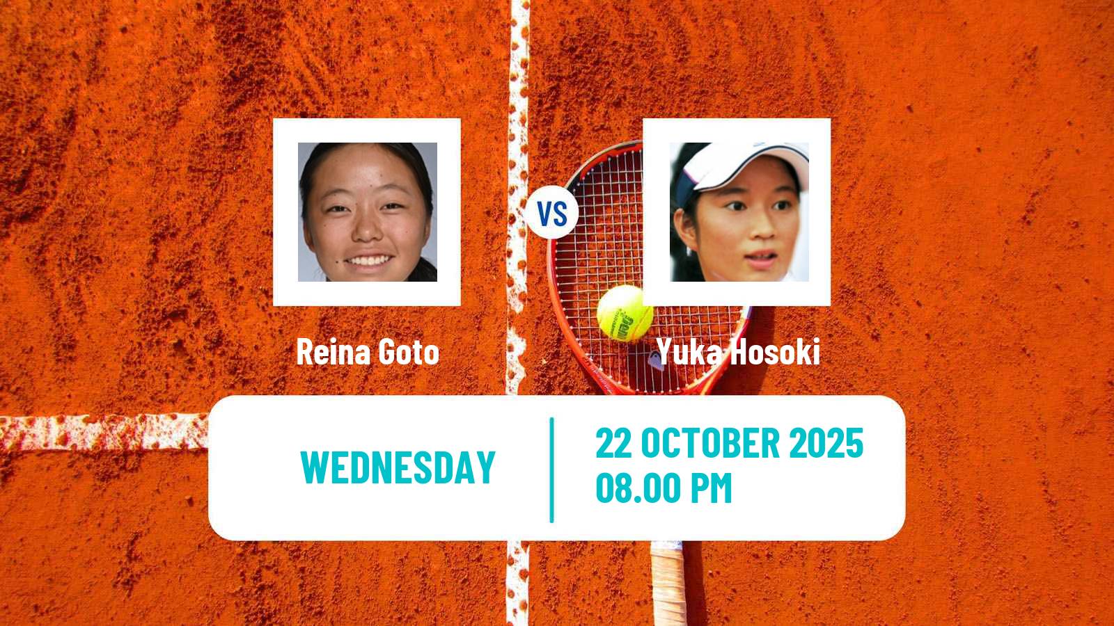 Tennis ITF W35 Brisbane Women Reina Goto - Yuka Hosoki