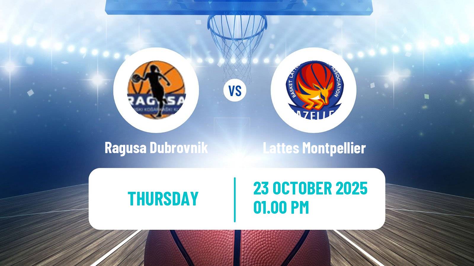Basketball Eurocup Women Ragusa Dubrovnik - Lattes Montpellier