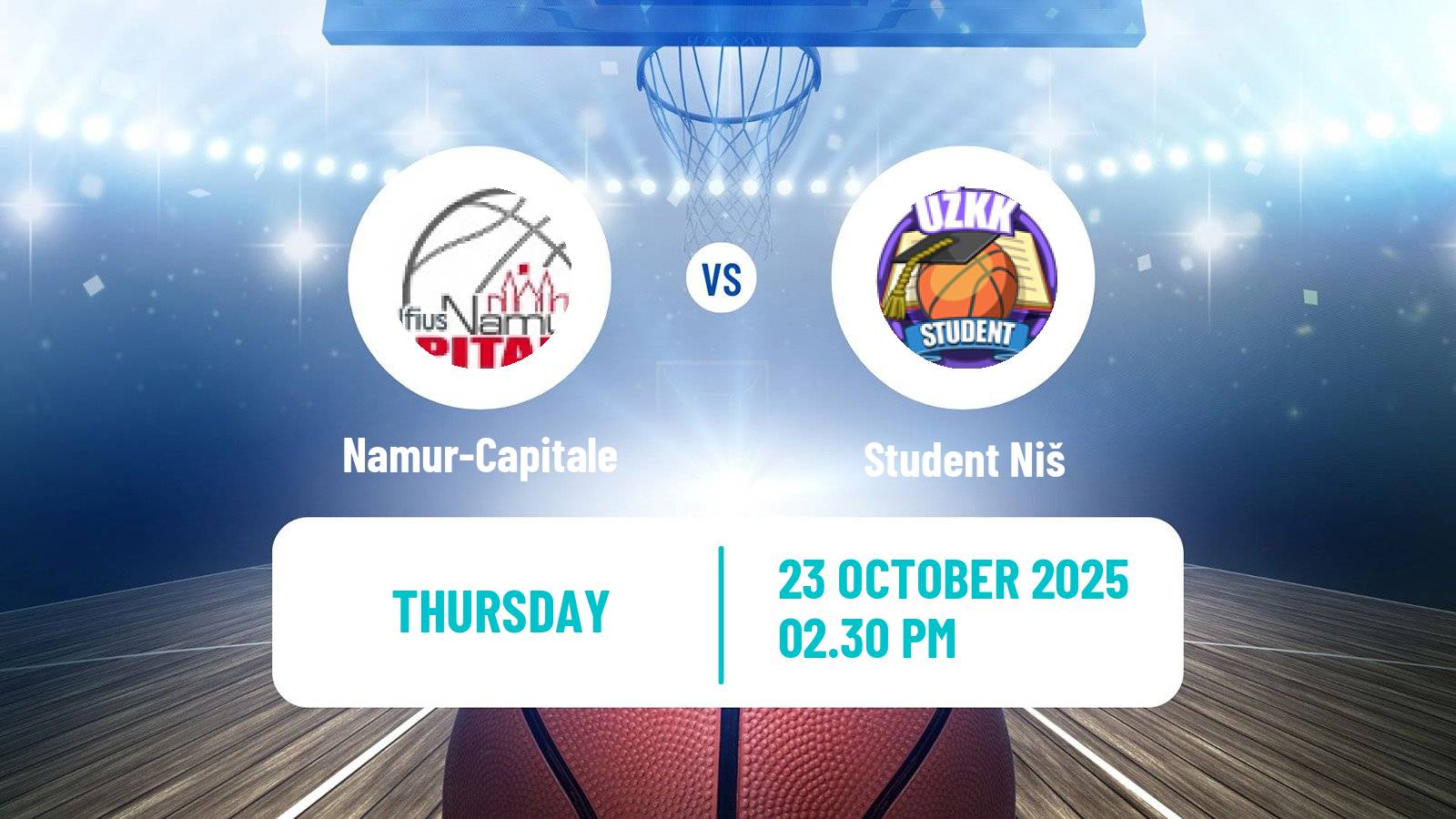 Basketball Eurocup Women Namur-Capitale - Student Niš