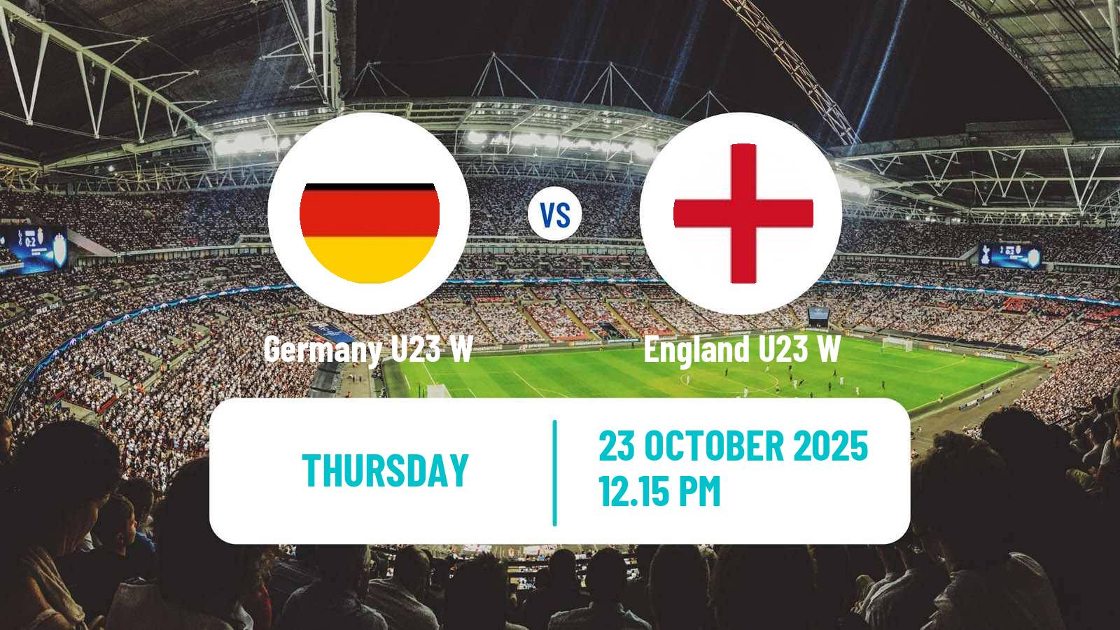 Football Friendly International Women Germany U23 W - England U23 W