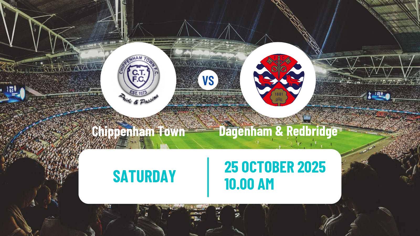 Football English National League South Chippenham Town - Dagenham & Redbridge