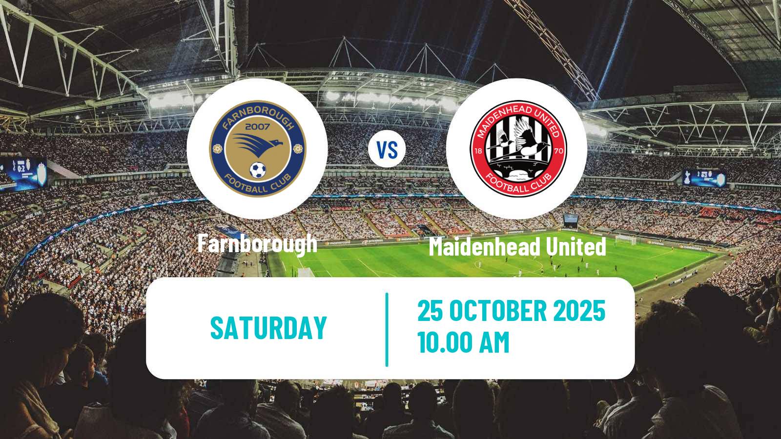Football English National League South Farnborough - Maidenhead United