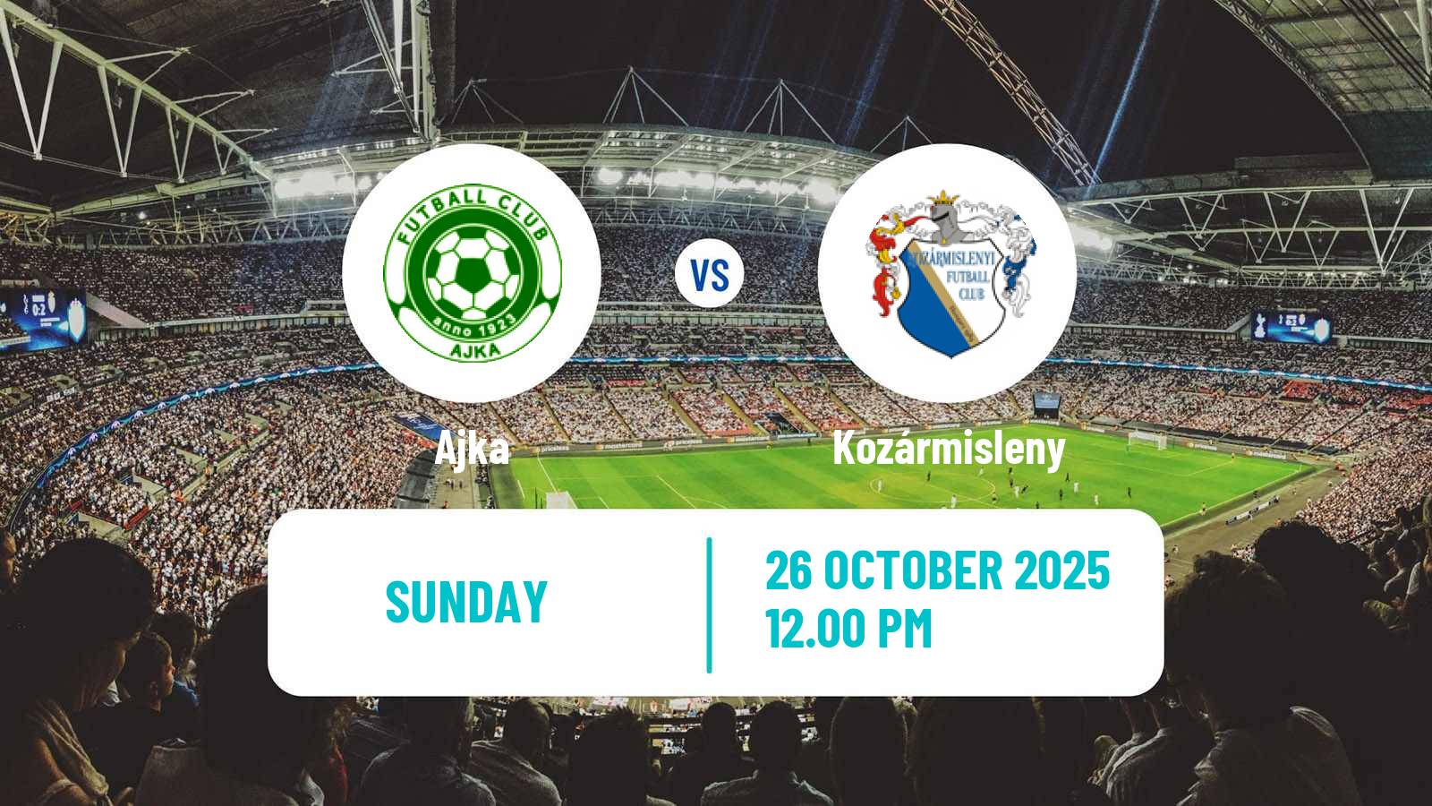 Football Hungarian NB II Ajka - Kozármisleny