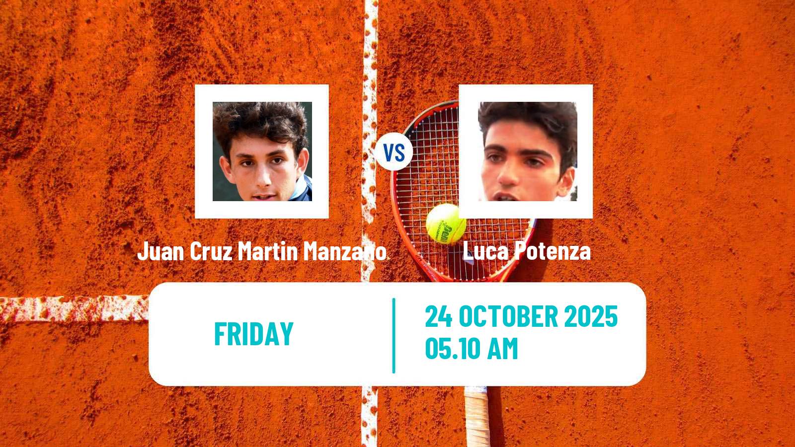 Tennis ITF M25 Santa Margherita Di Pula 12 Men Juan Cruz Martin Manzano - Luca Potenza
