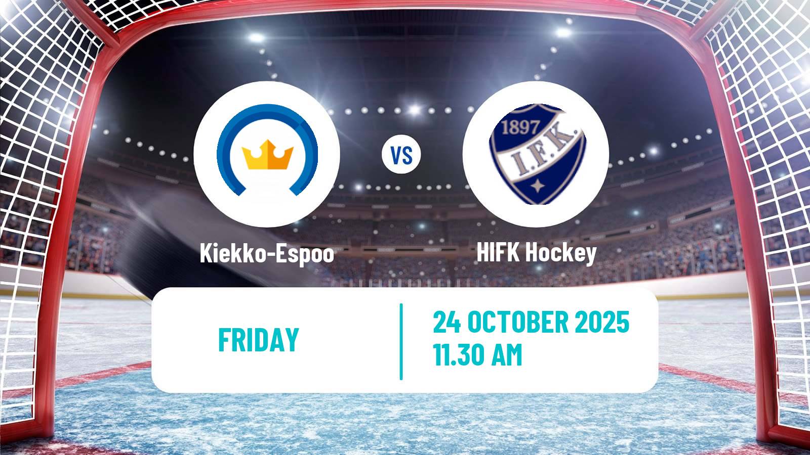 Hockey Finnish SM-liiga Kiekko-Espoo - HIFK