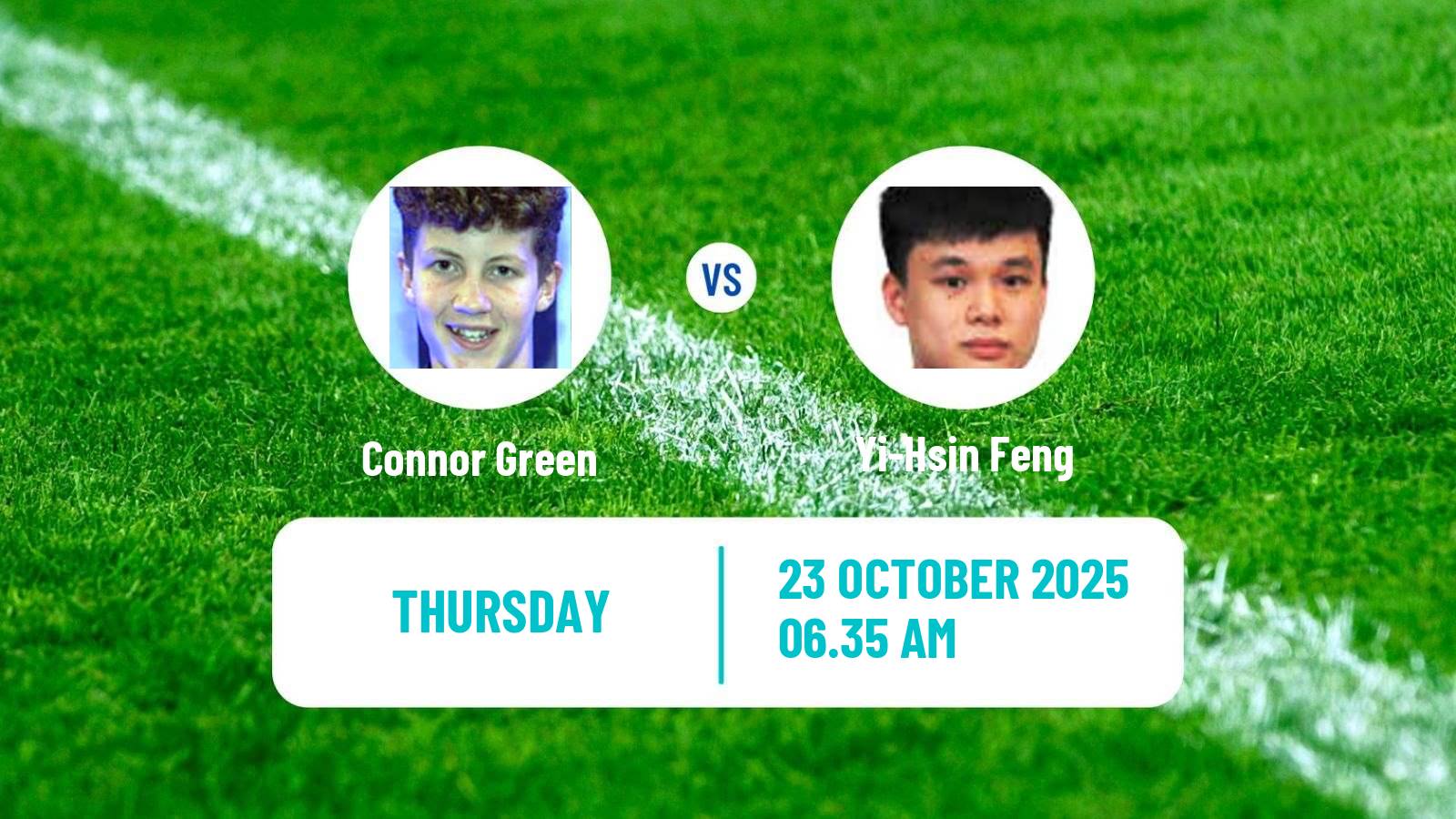Table tennis Wtt Star Contender London Men Connor Green - Yi-Hsin Feng