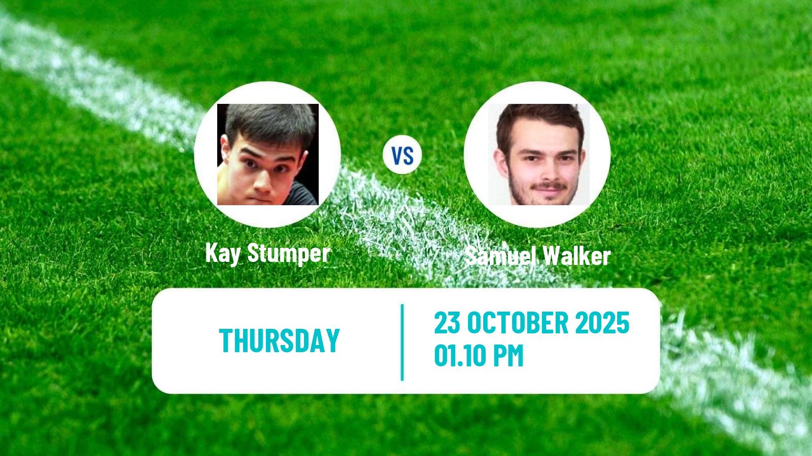 Table tennis Wtt Star Contender London Men Kay Stumper - Samuel Walker