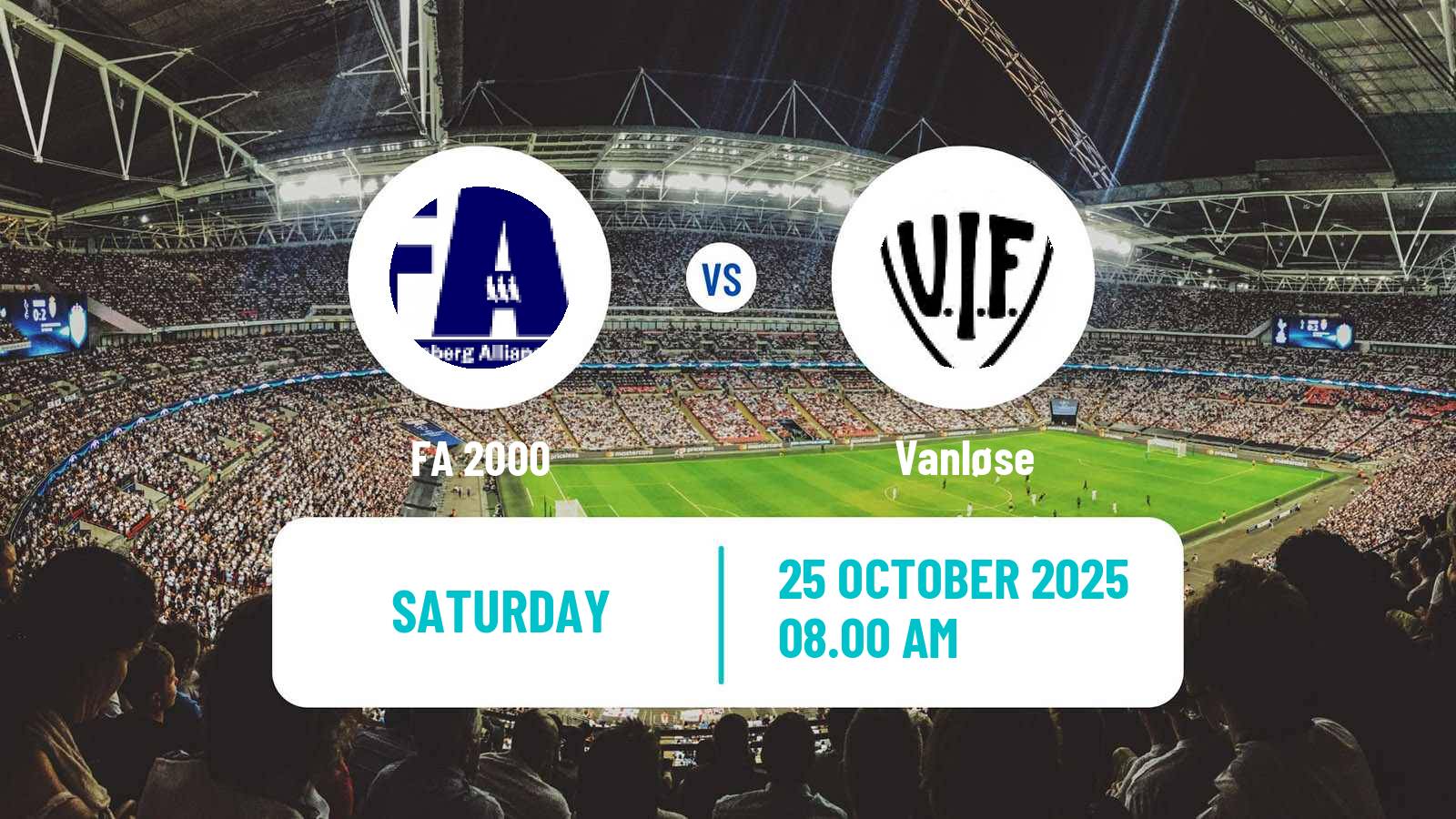 Football Danish 3 Division FA 2000 - Vanløse