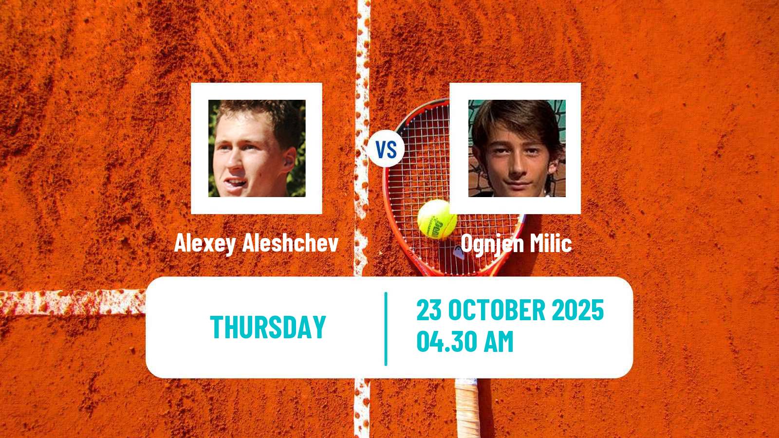 Tennis ITF M15 Sharm Elsheikh 14 Men Alexey Aleshchev - Ognjen Milic