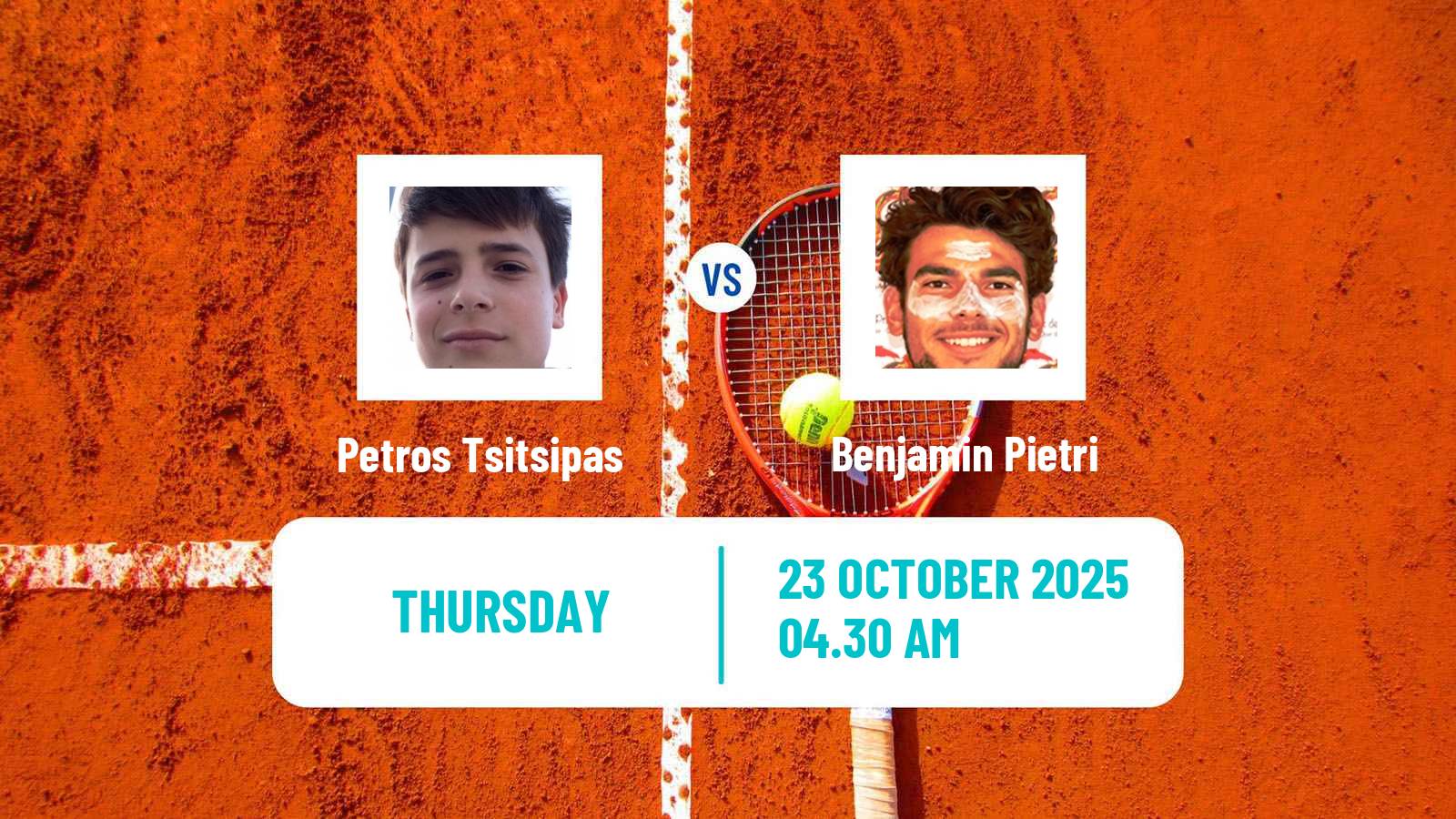 Tennis ITF M15 Heraklion 11 Men Petros Tsitsipas - Benjamin Pietri