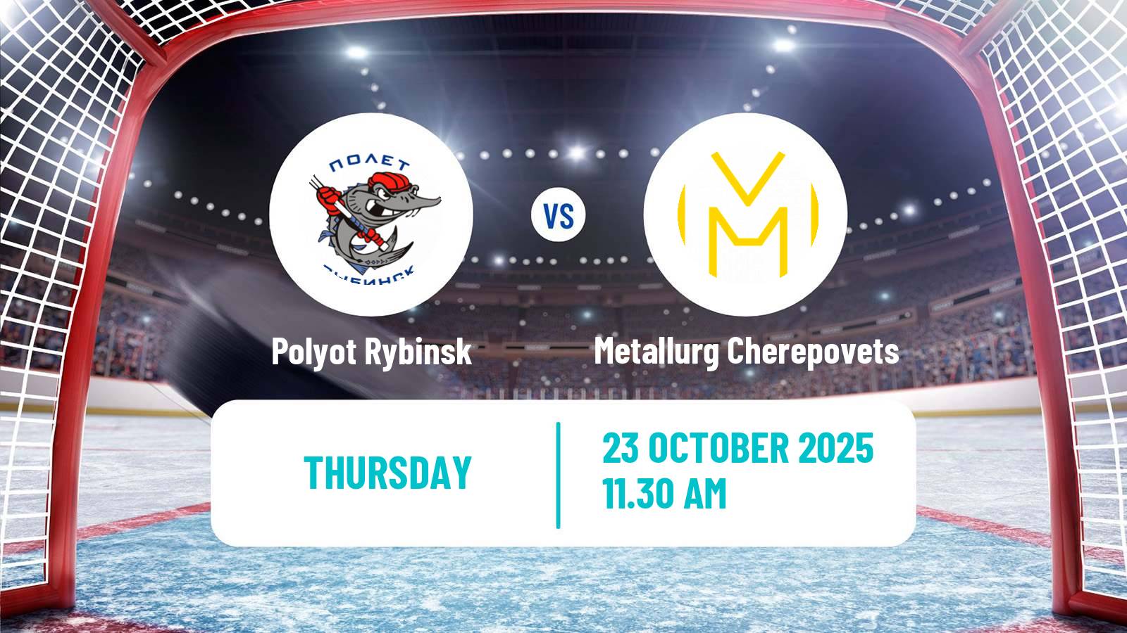 Hockey NMHL Polyot Rybinsk - Metallurg Cherepovets