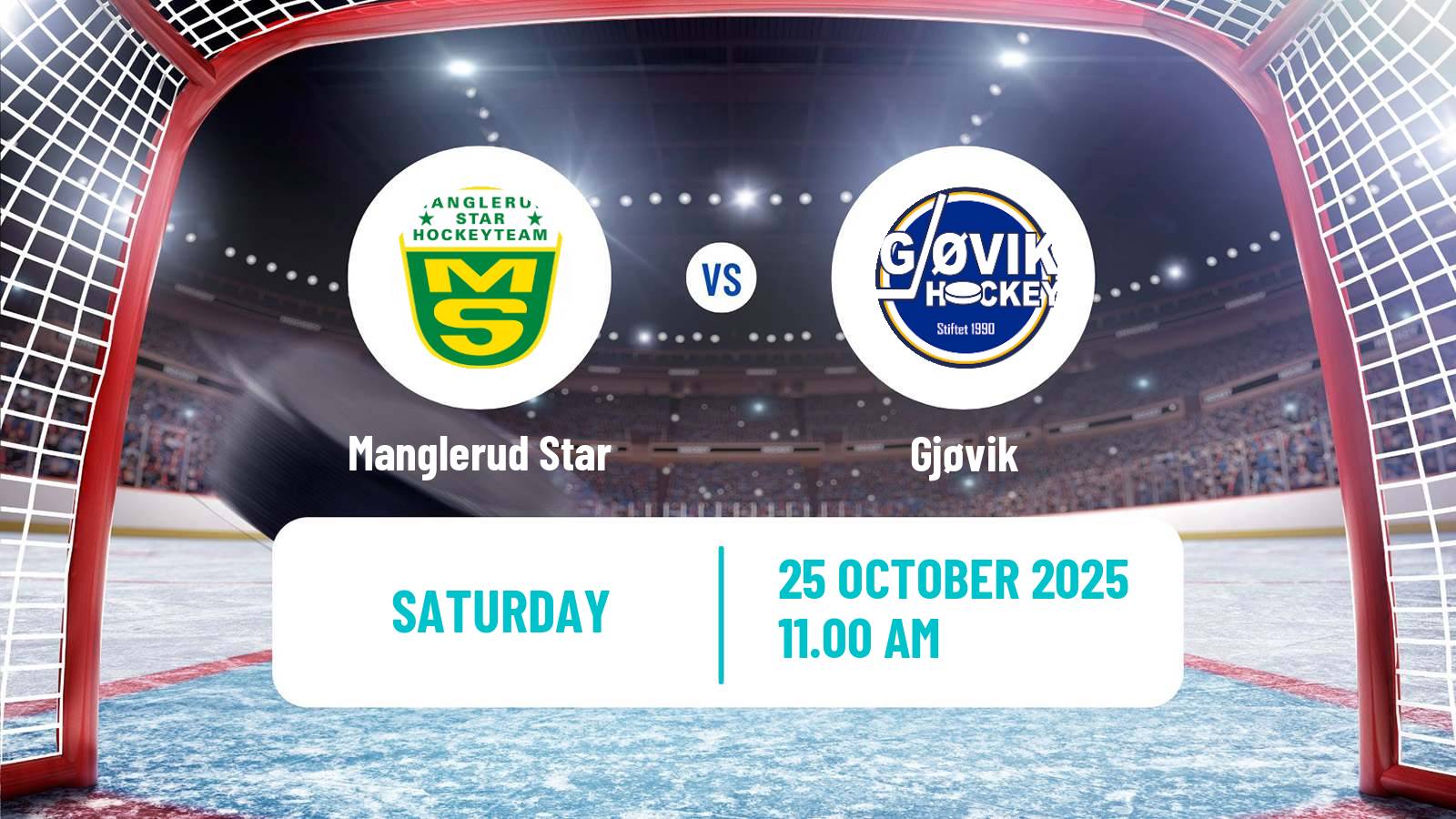 Hockey Norwegian Division 1 Hockey Manglerud Star - Gjøvik
