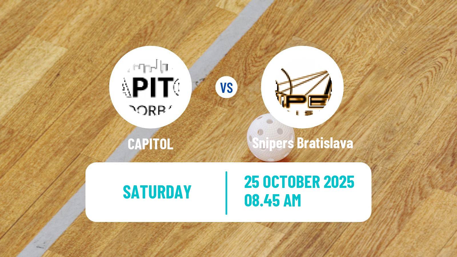 Floorball Slovak Extraliga Floorball CAPITOL - Snipers Bratislava Floorball Slovak Extraliga Floorball CAPITOL - Snipers Bratislava